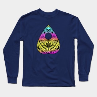 Ouija Planchette Board. Night Moth Long Sleeve T-Shirt